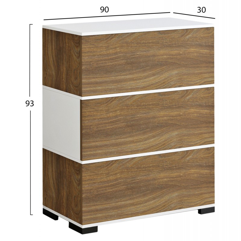 ΠΑΠΟΥΤΣΟΘΗΚΗ 3ΘΕΣΕΩΝ MIRABELL HM8938.11 ΜΕΛΑΜΙΝΗ ΣΕ ΚΑΡΥΔΙ-ΛΕΥΚΟ 90Χ30Χ93Yεκ. ΠΑΠΟΥΤΣΟΘΗΚΗ 3ΘΕΣΕΩΝ MIRABELL HM8938.11 ΜΕΛΑΜΙΝΗ ΣΕ ΚΑΡΥΔΙ-ΛΕΥΚΟ 90Χ30Χ93Yεκ.