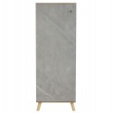 ΠΑΠΟΥΤΣΟΘΗΚΗ-ΝΤΟΥΛΑΠΙ ALVARO HM8954.11 ΜΕΛΑΜΙΝΗ SONAMA-STONE TEXTURE 50Χ38Χ135Yεκ.
