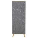 ΠΑΠΟΥΤΣΟΘΗΚΗ-ΝΤΟΥΛΑΠΙ ALVARO HM8954.12 ΜΕΛΑΜΙΝΗ SONAMA-STONE TEXTURE 50Χ38Χ135Yεκ.