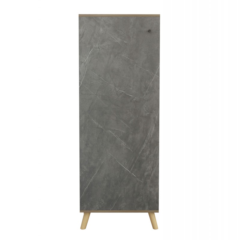 ΠΑΠΟΥΤΣΟΘΗΚΗ-ΝΤΟΥΛΑΠΙ ALVARO HM8954.14 ΜΕΛΑΜΙΝΗ SONAMA-STONE TEXTURE 50Χ38Χ135Yεκ.
