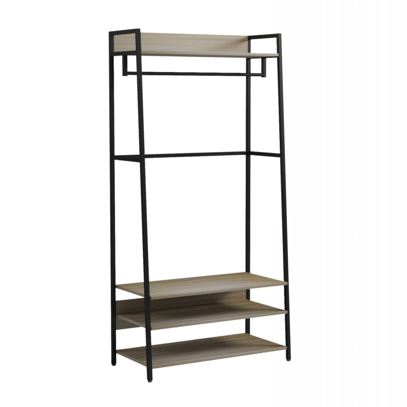 ΕΠΙΠΛΟ ΕΙΣΟΔΟΥ ARANJA HM18084 ΜΕΤΑΛΛΟ ΜΑΥΡΟ-ΜΕΛΑΜΙΝΗ SONAMA 84x40x169Υεκ.