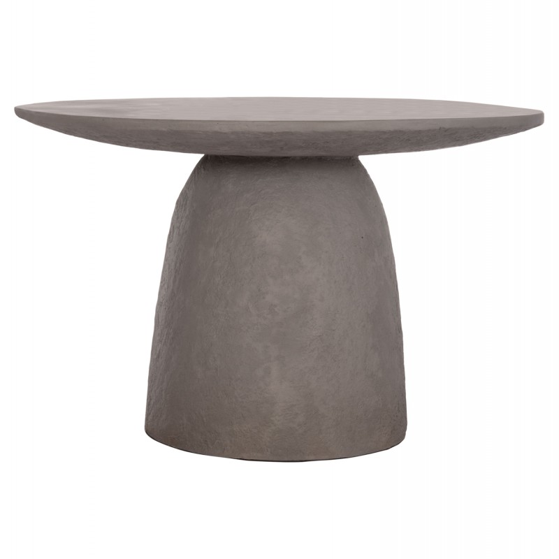 ΤΡΑΠΕΖΙ ΤΡΑΠΕΖΑΡΙΑΣ ΣΤΡΟΓΓΥΛΟ SEPPO HM18154.03 FIBER CEMENT ΣΕ ΓΚΡΙ--Φ119,5x75,5Υεκ.