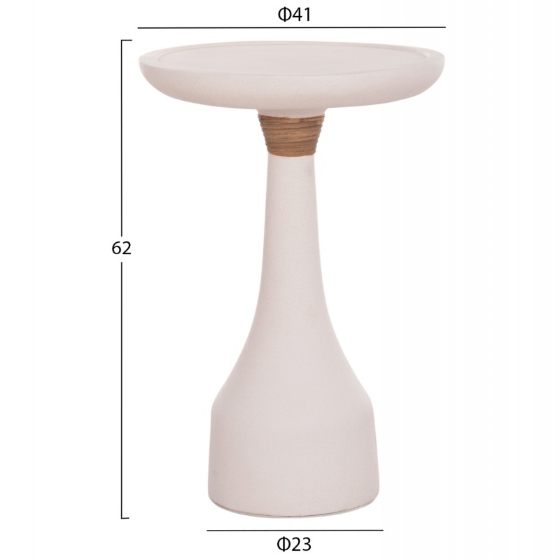 ΒΟΗΘΗΤΙΚΟ ΤΡΑΠΕΖΙ ΓΙΑ ΛΑΜΠΑΤΕΡ TORG HM18170.02 FIBER CEMENT ΛΕΥΚΟ Φ41x62Υεκ.