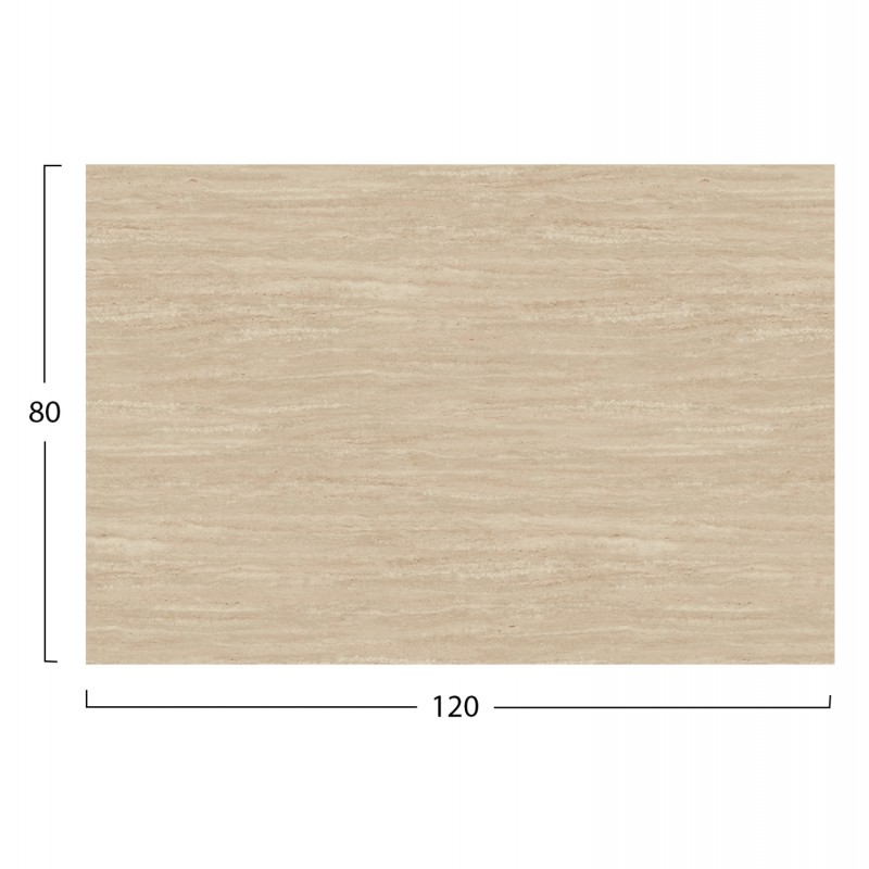 ΕΠΙΦΑΝΕΙΑ ΤΡΑΠΕΖΙΟΥ HPL ΟΡΘΟΓΩΝΙΑ HM5840.35 TRAVERTINE 120x80εκ.