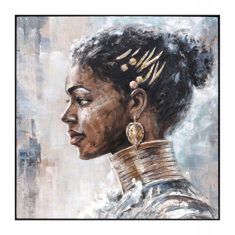 ΠΙΝΑΚΑΣ TOIXOY ΤΕΤΡΑΓΩΝΟΣ HM4544 ΜΕ ΚΟΡΝΙΖΑ ΜΑΥΡΗ-ΚΑΜΒΑΣ ΕΚΤΥΠΩΣΗ ΠΡΟΦΙΛ ΓΥΝΑΙΚΑΣ 102x4,5x102Υεκ