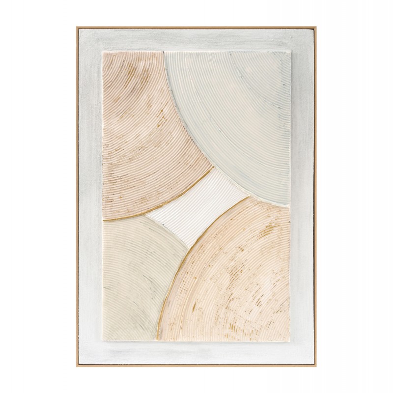 ΠΙΝΑΚΑΣ ΤΟΙΧΟΥ 3D HM4554 ΜΕ ΚΟΡΝΙΖΑ ΜΠΕΖ-ΧΕΙΡΟΠΟΙΗΤΕΣ ΚΑΜΠΥΛΕΣ 72x5Χ102Υεκ.