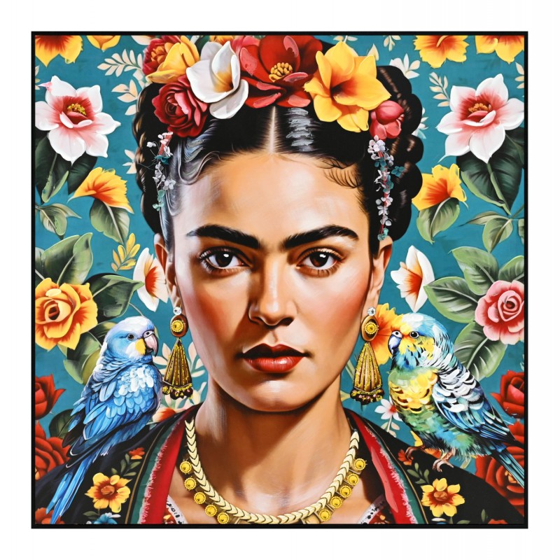 ΠΙΝΑΚΑΣ TOIXOY HM4567 ΚΟΡΝΙΖΑ ΜΑΥΡΗ-ΚΑΜΒΑΣ ΕΚΤΥΠΩΣΗ ΓΥΝΑΙΚΕΙΑ ΦΙΓΟΥΡΑ & ΠΑΠΑΓΑΛΟΙ 82x4,5x82Υεκ.