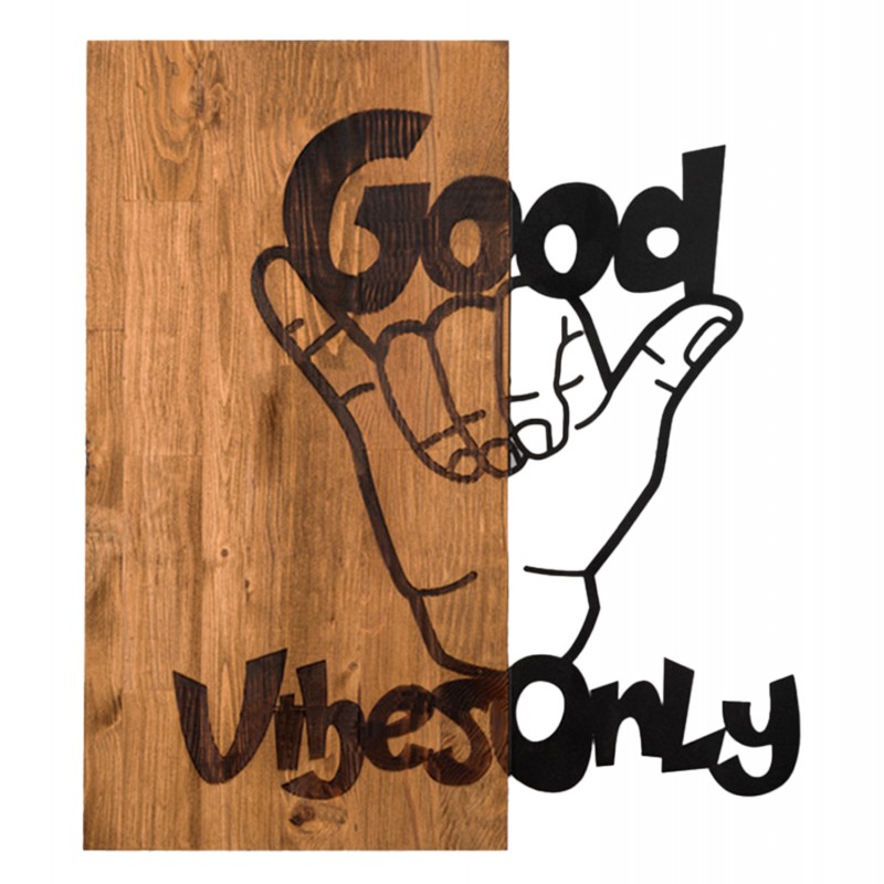 ΔΙΑΚΟΣΜΗΤΙΚΟ ΤΟΙΧΟΥ HM4810-ΜΕΤΑΛΛΟ ΣΕ ΜΑΥΡΟ-ΞΥΛΟ 50x3(βάθος)x58Υεκ.