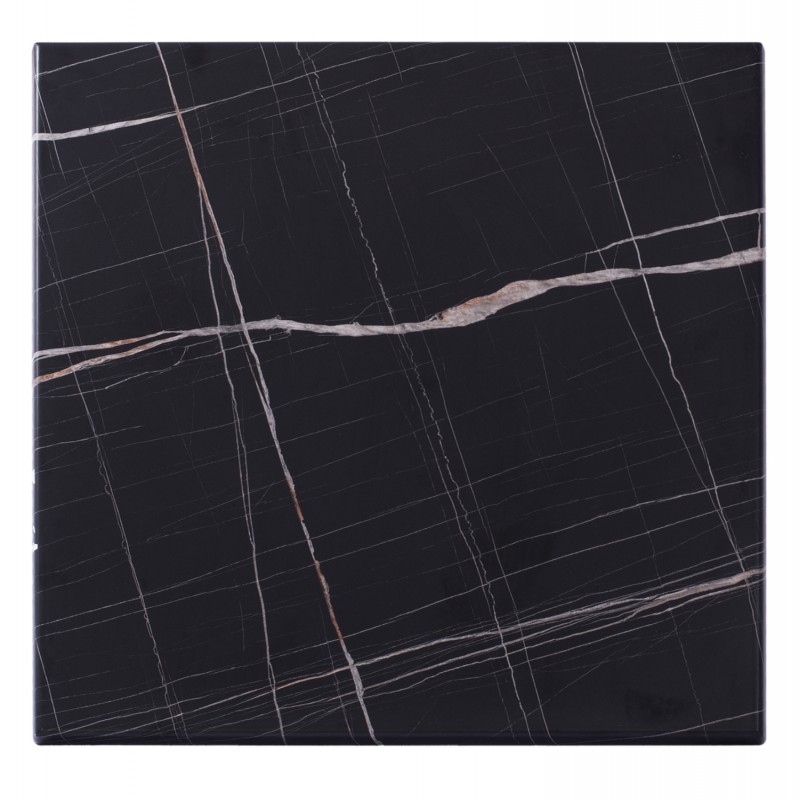 ΕΠΙΦΑΝΕΙΑ ΤΡΑΠΕΖΙΟΥ ΤΕΤΡΑΓΩΝΗ WERZALIT ΜΑΥΡΟ ΜΑΡΜΑΡΟ 741 HM5229.13 60x60εκ.