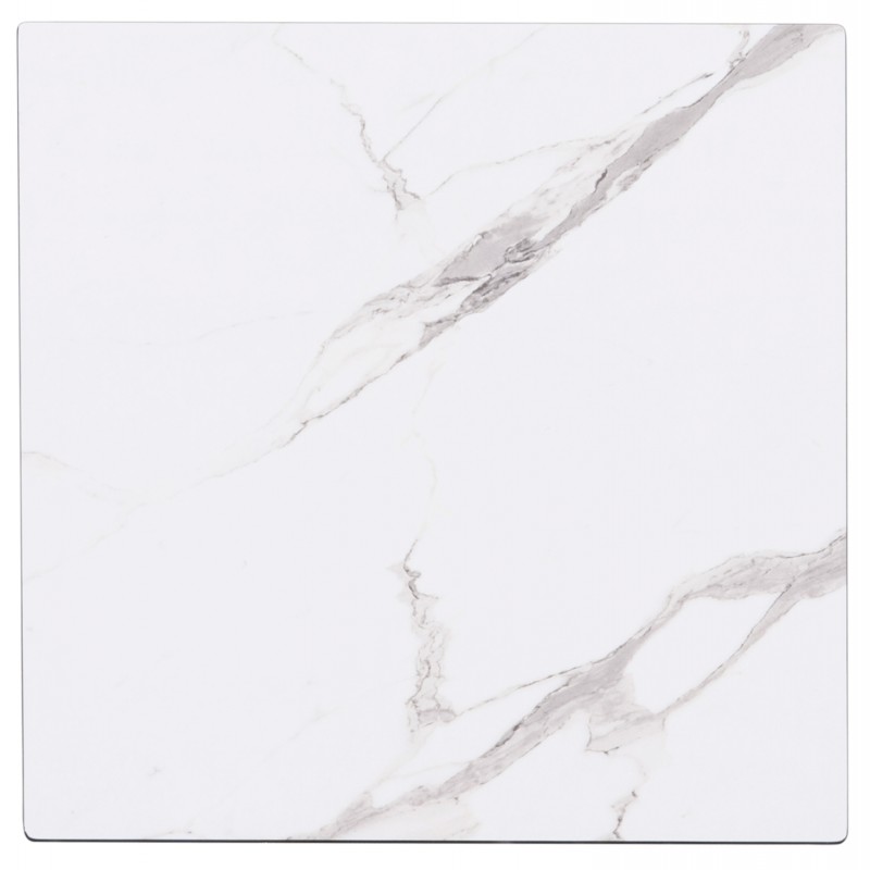 ΕΠΙΦΑΝΕΙΑ ΤΡΑΠΕΖΙΟΥ HPL GLOSSΥ HM6362.01 ΤΕΤΡΑΓΩΝΗ COMPACT ΛΕΥΚΟ ΜΑΡΜΑΡΟ 50x50x1.5εκ