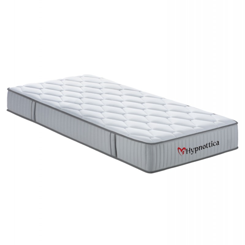 ΣΤΡΩΜΑ ΜΟΝΟ HYPNOTTICA HM748.01 POCKET SPRINGS--ΛΕΥΚΟ 90x190x25Υεκ.