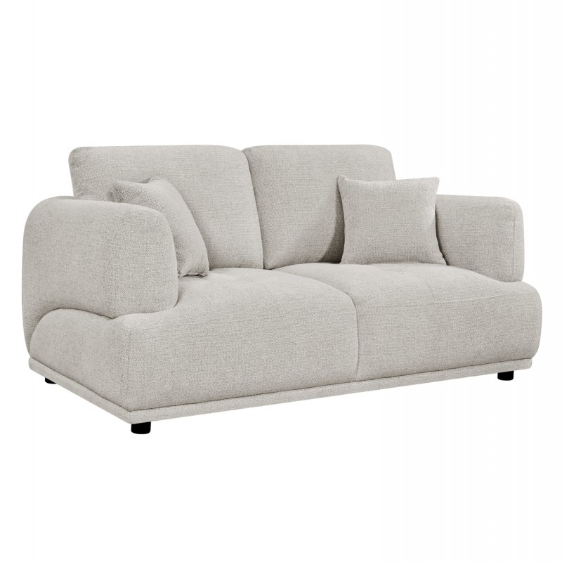 ΚΑΝΑΠΕΣ 2-ΘΕΣΙΟΣ STRUCTO HM3330.02 ΑΝΟΙΧΤΟ ΜΠΕΖ ΥΦΑΣΜΑ 168x94x88Υεκ.