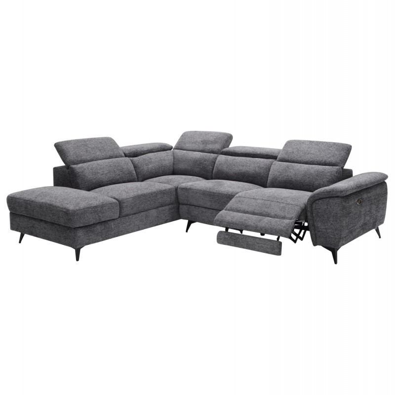 ΚΑΝΑΠΕΣ ΑΡΙΣΤΕΡΗ ΓΩΝΙΑ-ΑΝΑΚΛΙΣΗ & ΑΠΟΘ.ΧΩΡΟΣ-RESTRO HM3339.01L ΓΚΡΙ ΥΦΑΣΜΑ 284x224x76Υεκ