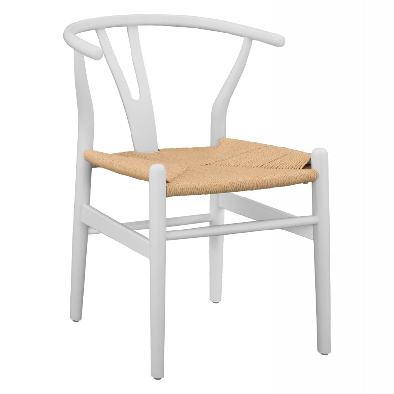 ΚΑΡΕΚΛΑ ΤΡΑΠΕΖΑΡΙΑΣ BRAVE HM8695.04 ΣΕ ΛΕΥΚΗ ΑΠΟΧΡΩΣΗ 54x57x74 εκ.