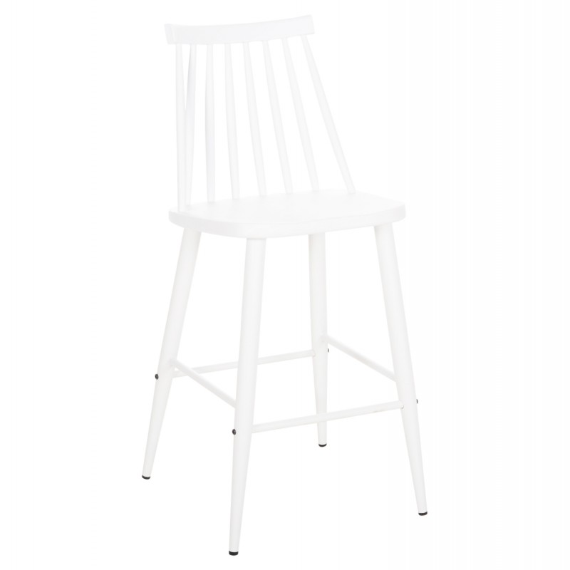 ΣΚΑΜΠΟ ΜΠΑΡ ΜΕΣΑΙΟΥ ΥΨΟΥΣ VANESSA HM9300.11 ΠΟΛΥΠΡΟΠΥΛΕΝΙΟ & ΜΕΤΑΛΛΟ-ΛΕΥΚΟ 43x45x97Υεκ