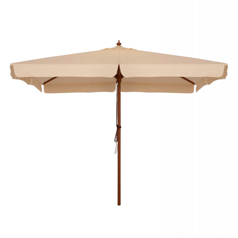 ΟΜΠΡΕΛΑ ΕΠΑΓΓΕΛΜΑΤΙΚΗ WALLER 3,00X3,00X2,50Y ΜΕ ΞΥΛΙΝΟ ΣΚΕΛΕΤΟ HM6022 ΜΠΕΖ