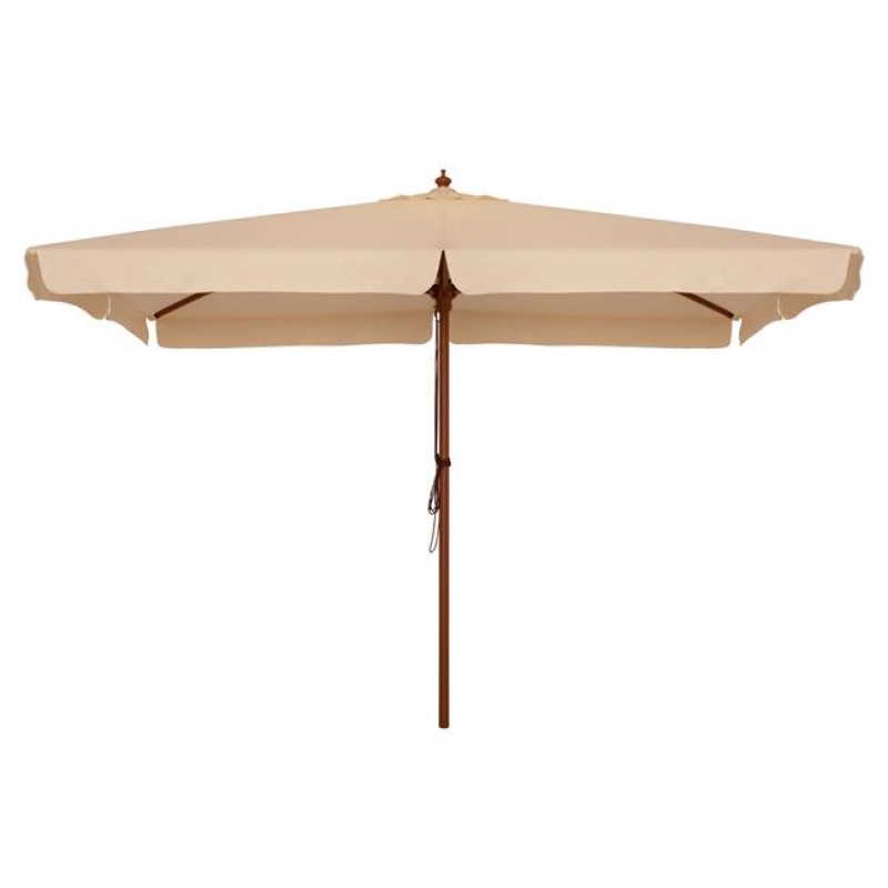 ΟΜΠΡΕΛΑ ΕΠΑΓΓΕΛΜΑΤΙΚΗ WALLER 4,00X4,00X3,00Y ΜΕ ΞΥΛΙΝΟ ΣΚΕΛΕΤΟ HM6023 ΜΠΕΖ