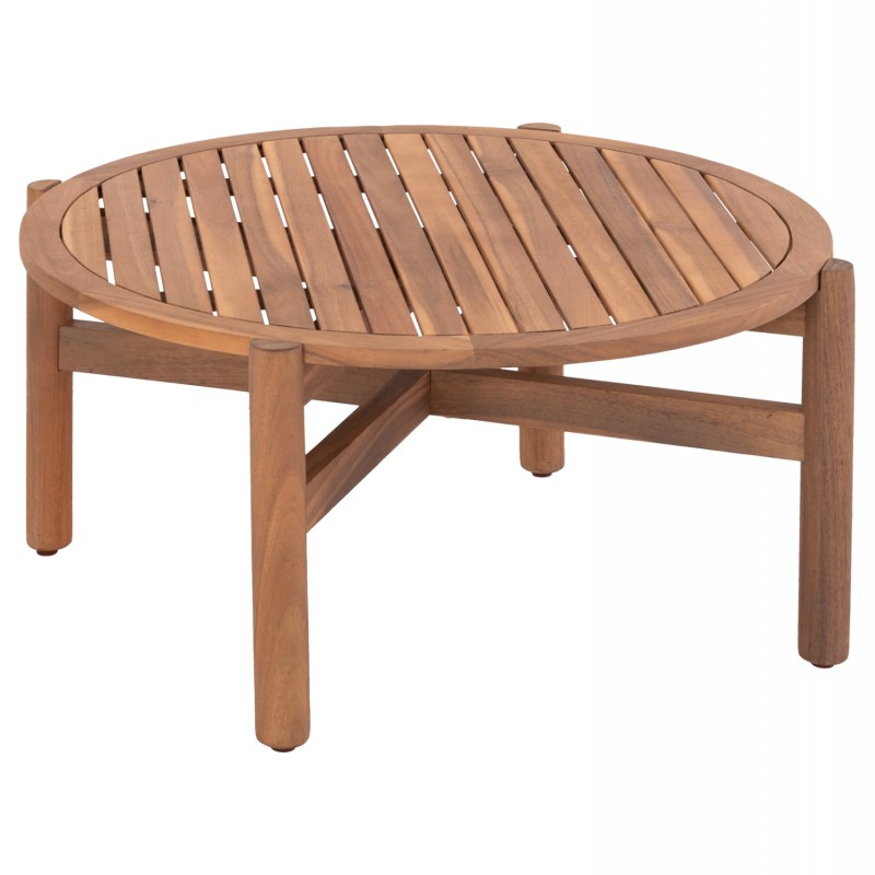 ΤΡΑΠΕΖΙ ΧΑΜΗΛΟ ΕΞ.ΧΩΡΟΥ ΣΤΡΟΓΓΥΛΟ SANJI HM6222 ΞΥΛΟ ΑΚΑΚΙΑΣ ΣΕ ΦΥΣΙΚΟ Φ60x48Υεκ.