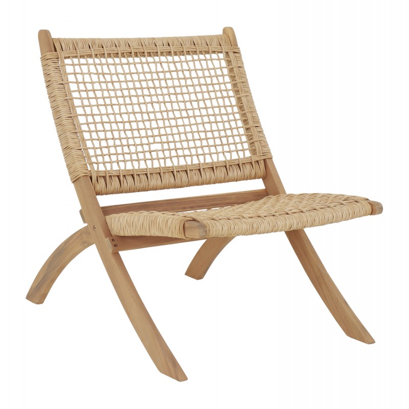 ΚΑΡΕΚΛΑ ΑΝΑΔΙΠΛΟΥΜΕΝΗ FERMO HM6243.01 ΞΥΛΟ ΑΚΑΚΙΑΣ ΦΥΣΙΚΟ-ΣΥΝΘ.WICKER 78x60x73Υεκ.