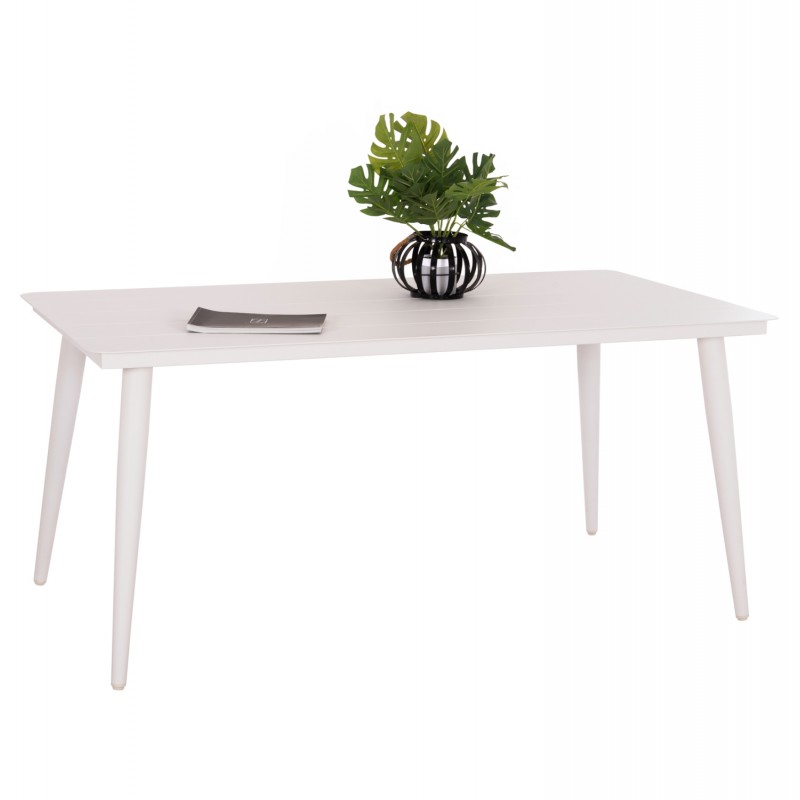 ΤΡΑΠΕΖΙ ΑΛΟΥΜΙΝΙΟΥ ΟΡΘΟΓΩΝΙΟ HIGER HM6291.02 ΛΕΥΚΟ 160x90x78Υεκ.