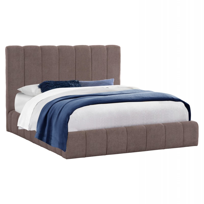 ΚΡΕΒΑΤΙ REMO ΜΕ ΑΠΟΘΗΚΕΥΤΙΚΟ ΧΩΡΟ HM719 ΥΦΑΣΜΑ ΜΠΟΥΚΛΕ ΓΚΡΙ-ΓΙΑ ΣΤΡΩΜΑ 160x200εκ