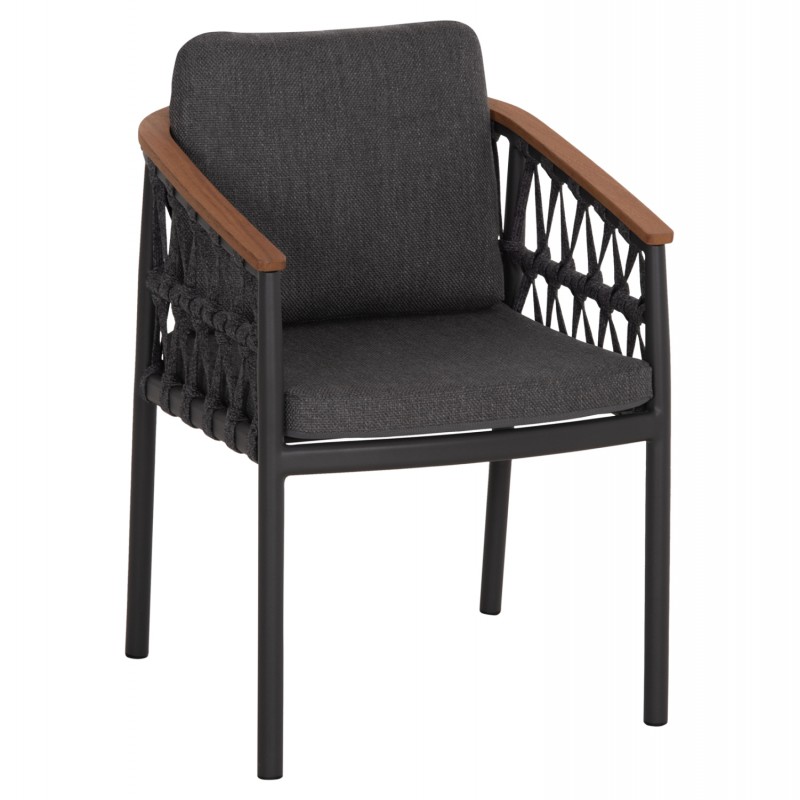 ΠΟΛΥΘΡΟΝΑ ΑΛΟΥΜΙΝΙΟΥ STREAM HM6427.01 ΣΚΟΥΡΟ ΓΚΡΙ ΣΧΟΙΝΙ & OLEFIN 59x63x85Υεκ.