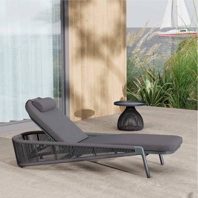 ΞΑΠΛΩΣΤΡΑ XANTION ΗM6475.01 ΑΛΟΥΜΙΝΙΟ-ΣΧΟΙΝΙ-ΥΦΑΣΜΑ OLEFIN ΣΚΟΥΡΟ ΓΚΡΙ 75x210x92Υεκ