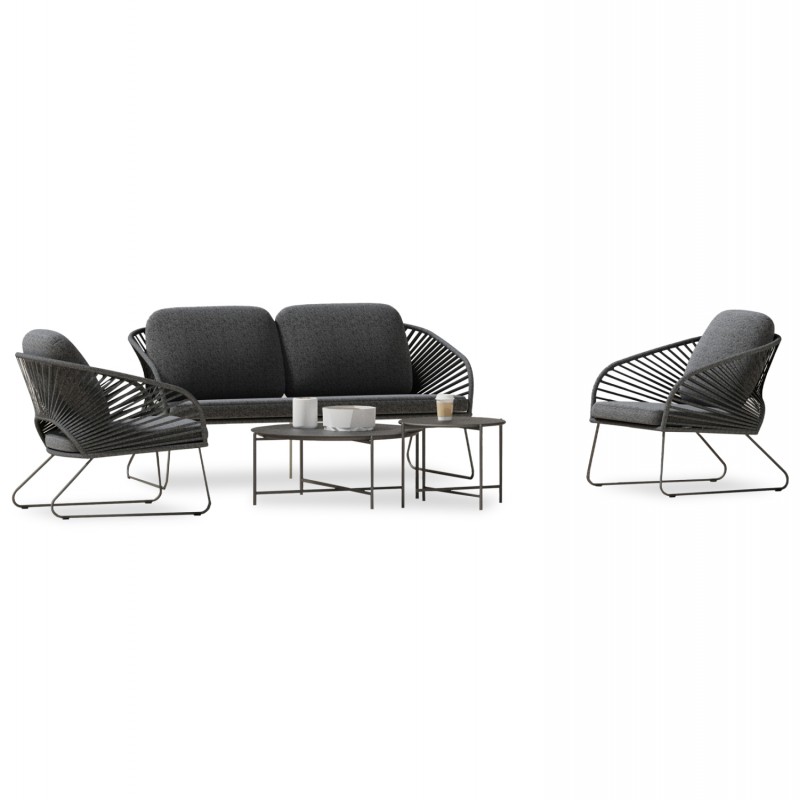 ΣΕΤ ΣΑΛΟΝΙ ΕΞ.ΧΩΡΟΥ 5ΤΜΧ VERMONT HM6504.01 ΜΕΤΑΛΛΟ-ΣΧΟΙΝΙ-ΓΥΑΛΙ--ΓΚΡΙ