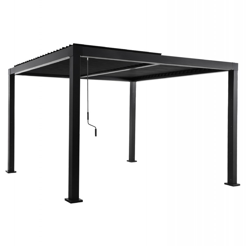 ΒΙΟΚΛΙΜΑΤΙΚΗ ΠΕΡΓΚΟΛΑ ΑΛΟΥΜΙΝΙΟΥ PREMIUM FRANIO HM6609.01 ΜΑΥΡΟ 300x300x240Υ