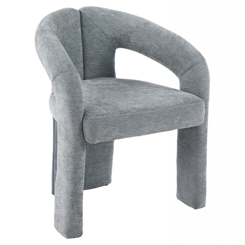 ΠΟΛΥΘΡΟΝΑ ΤΡΑΠΕΖΑΡΙΑΣ NEZA HM18362.01 ΑΝΟΙΧΤΟ ΓΚΡΙ ΥΦΑΣΜΑ 64x60x76,5Υεκ