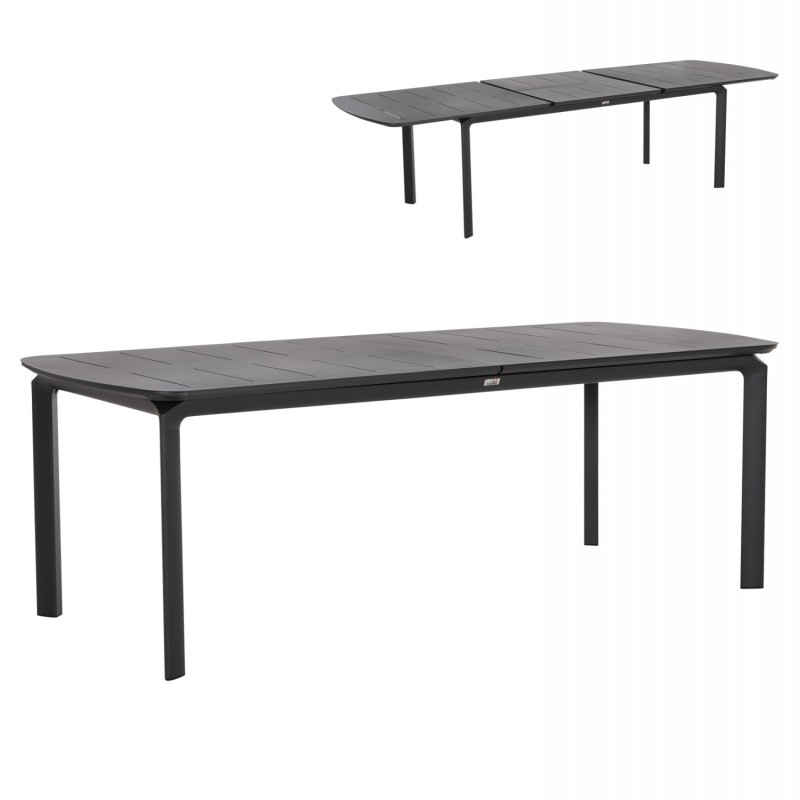 ΤΡΑΠΕΖΙ ΕΠΕΚΤΕΙΝΟΜΕΝΟ SYMPO HM6415.01 ΓΚΡΙ ΑΛΟΥΜΙΝΙΟ 220-300x100x75Υεκ