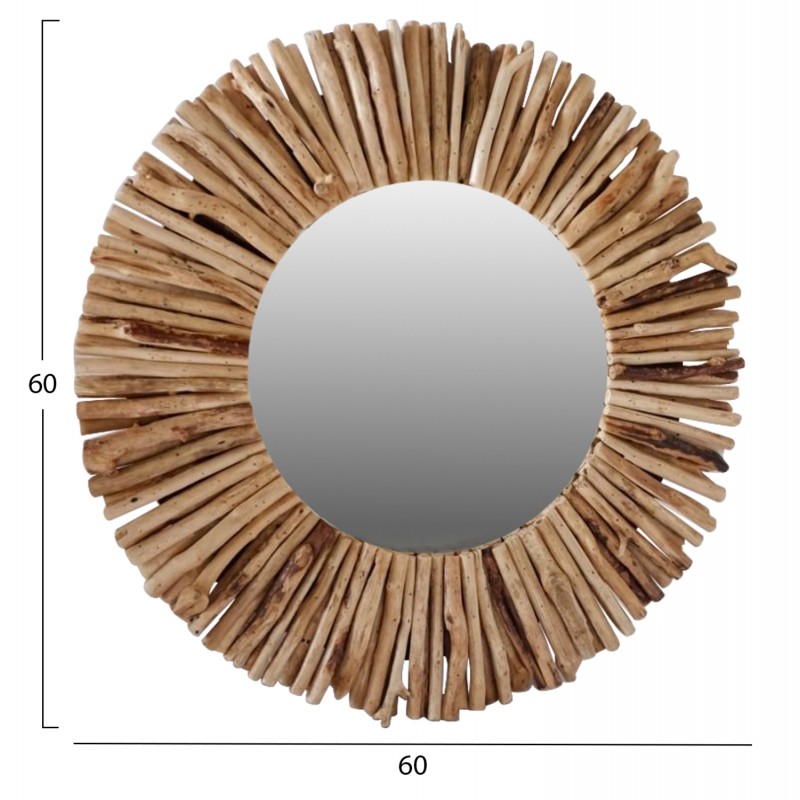 ΚΑΘΡΕΠΤΗΣ ΑΠΟ ΜΑΣΙΦ ΞΥΛΟ ΤΙΚ ΦΥΣΙΚΟ HM7720 60X5X60ΕΚ.