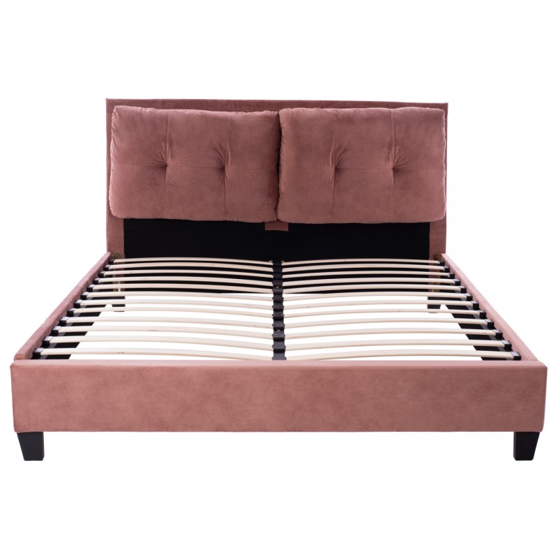 ΚΡΕΒΑΤΙ ΜΕ ΣΤΡΩΜΑ BILLIE HM21284.05 ΣΑΠΙΟ ΜΗΛΟ ΒΕΛΟΥΔΟ--ΓΙΑ 160x200εκ