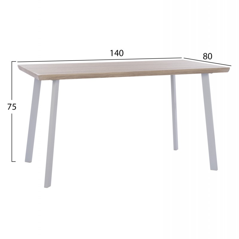 ΣΕΤ ΤΡΑΠΕΖΑΡΙΑΣ 5ΤΜΧ OFIRA HM10634 MDF TOP ΣΕ SONAMA--ΛΕΥΚΕΣ ΚΑΡΕΚΛΕΣ