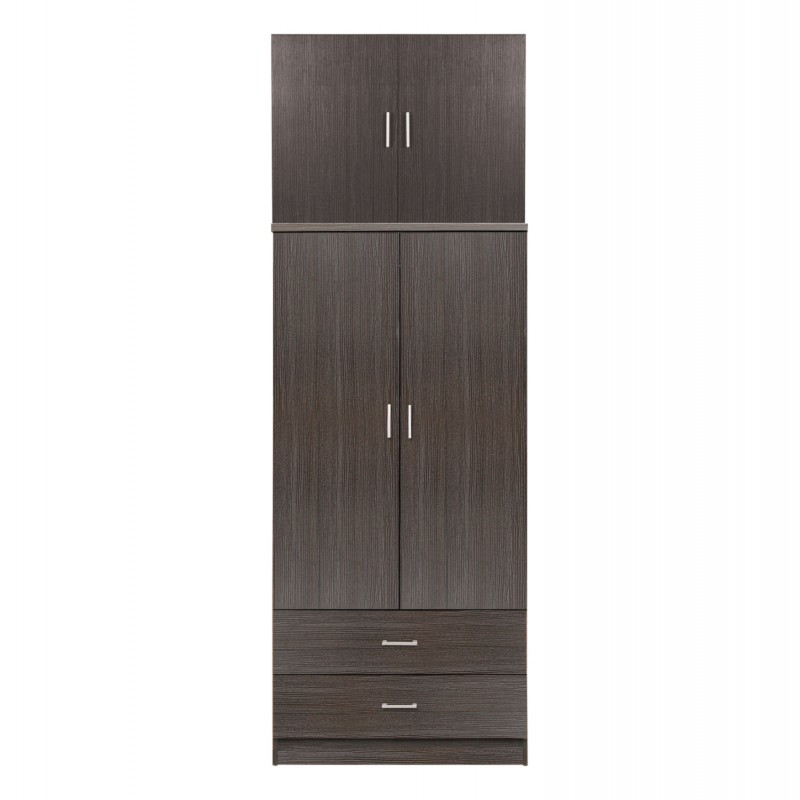 ΝΤΟΥΛΑΠΑ 2ΦΥΛΛΗ ΜΕ ΠΑΤΑΡΙ REINA & 2 ΣΥΡΤΑΡΙΑ HM21061.01 ΜΕΛΑΜΙΝΗ ZEBRANO 80x42x241Υεκ