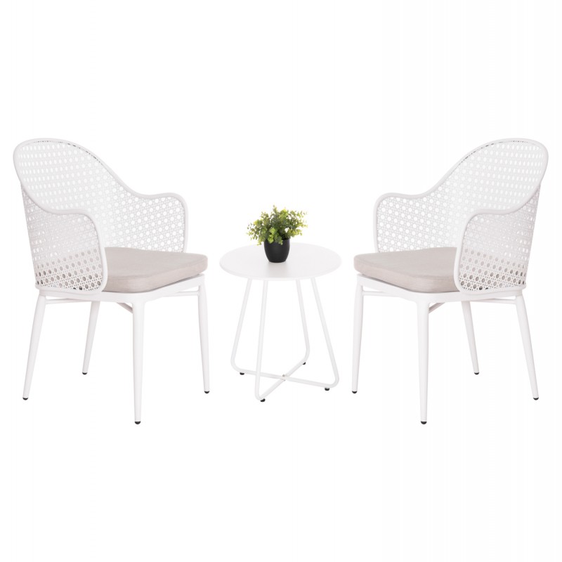 ΣΕΤ LOUNGE 3TMX ΕΞ.ΧΩΡΟΥ OREGO HM21107.02 ΑΛΟΥΜΙΝΙΟ & ΜΕΤΑΛΛΟ ΣΕ ΛΕΥΚΟ