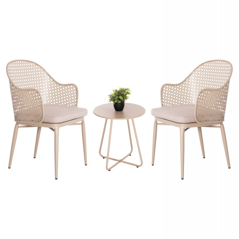 ΣΕΤ LOUNGE 3TMX ΕΞ.ΧΩΡΟΥ OREGO HM21107.03 ΑΛΟΥΜΙΝΙΟ & ΜΕΤΑΛΛΟ ΣΕ ΚΑΠΟΥΤΣΙΝΟ