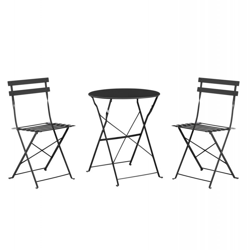 ΣΕΤ ΖΑΠΠΕΙΟΥ 3TMX SOPHIE HM21118.02 ΜΕΤΑΛΛΙΚΟ ΣΕ ΜΑΥΡΟ ΧΡΩΜΑ