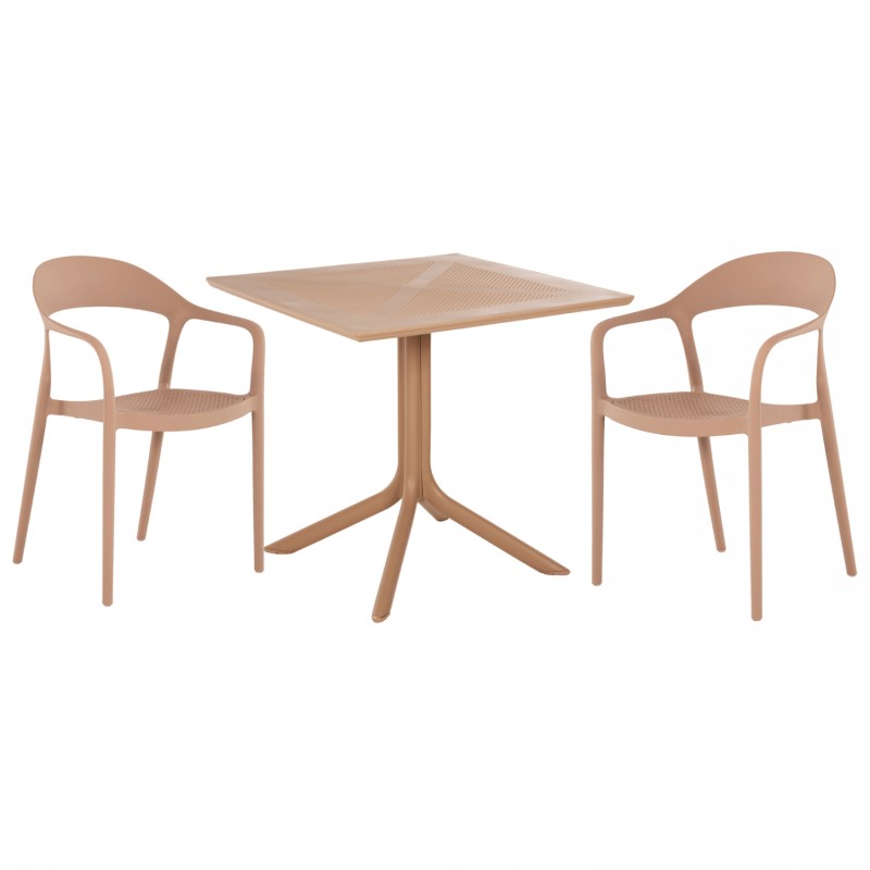 ΣΕΤ ΤΡΑΠΕΖΑΡΙΑΣ ΕΞ.ΧΩΡΟΥ 3ΤΜΧ CLEO HM21136 ΠΟΛΥΠΡΟΥΛΕΝΙΟ ΣΕ ΚΑΠΟΥΤΣΙΝΟ