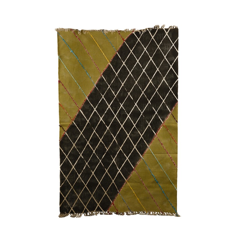 CARO ΧΑΛΙ ΣΑΛΟΝΙΟΥ 120x180cm ΒΑΜΒΑΚΙ ΠΟΛΥΧΡΩΜΟ