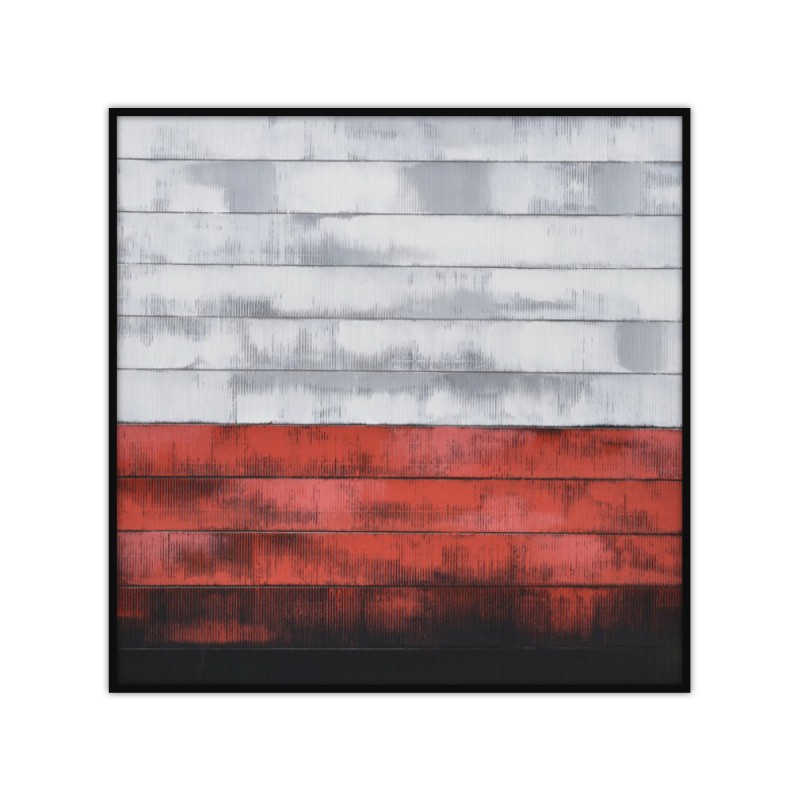 MURUS RED ΠΙΝΑΚΑΣ ΔΙΑΚΟΣΜΗΣΗΣ 82x82x5cm ΚΑΜΒΑΣ ΞΥΛΟ