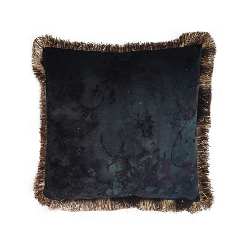 TRES ΔΙΑΚΟΣΜΗΤΙΚΟ ΜΑΞΙΛΑΡΙ 45x45cm ΥΦΑΣΜΑ ΜΠΛΕ ΠΡΑΣΙΝΟ POLYESTER