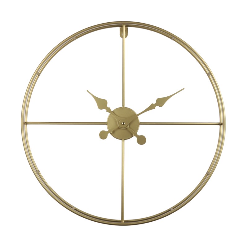 TEMPUS ΡΟΛΟΪ ΤΟΙΧΟΥ 60x60x7cm ΜΕΤΑΛΛΟ ΧΡΥΣΟ