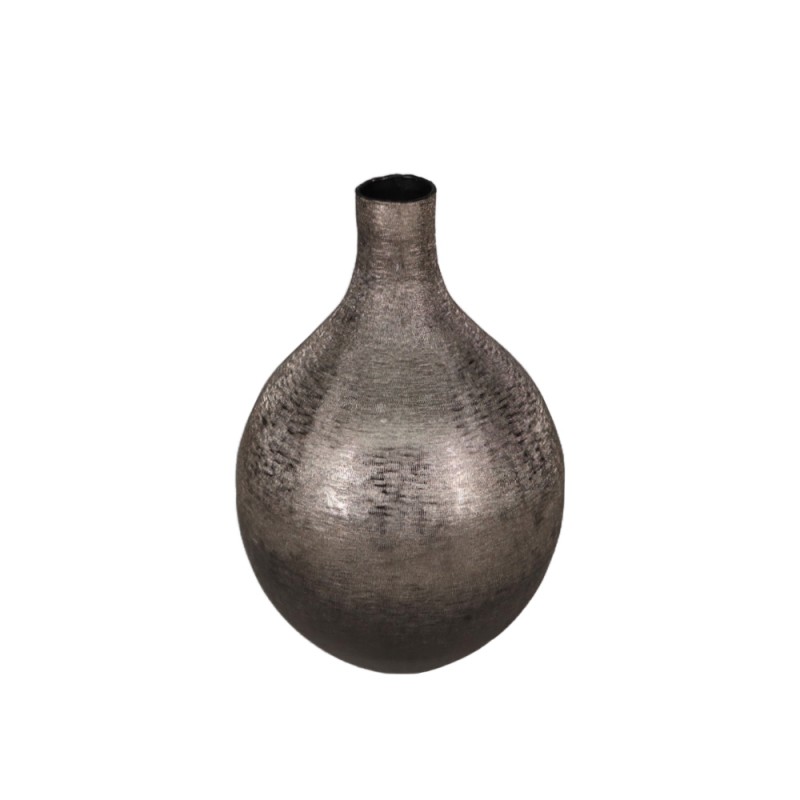 VERGE 1 ΒΑΖΟ 21x21x28cm ΑΛΟΥΜΙΝΙΟ SMOKE BLACK