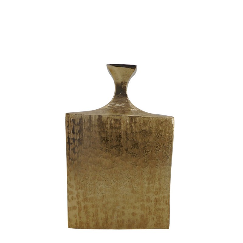 FLASCHE ΒΑΖΟ 18x9x28cm ΑΛΟΥΜΙΝΙΟ ΧΡΥΣΟ