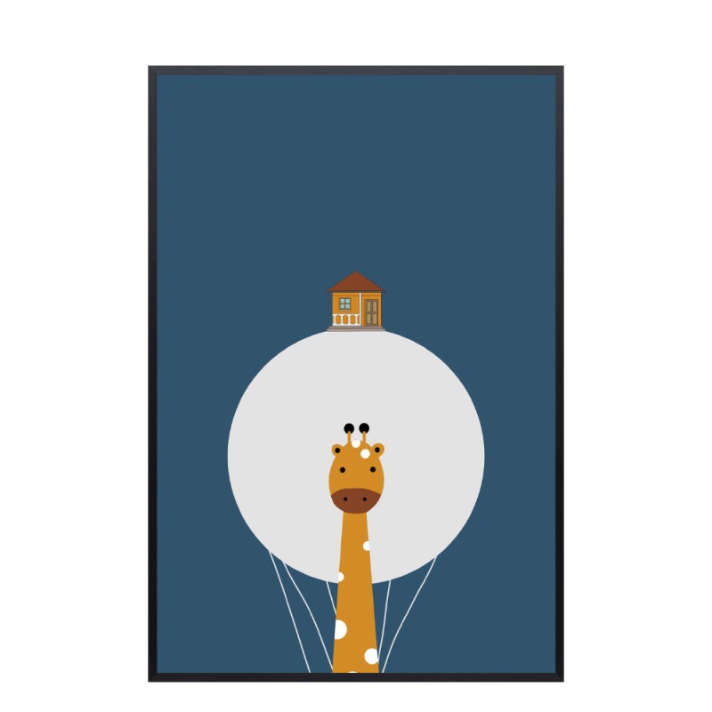 HAPPY KID ΠΙΝΑΚΑΣ ΔΙΑΚΟΣΜΗΣΗΣ 32x42x4 ΚΑΜΒΑΣ ΠΟΛΥΧΡΩΜΟ ΞΥΛΟ ΜΑΥΡΟ