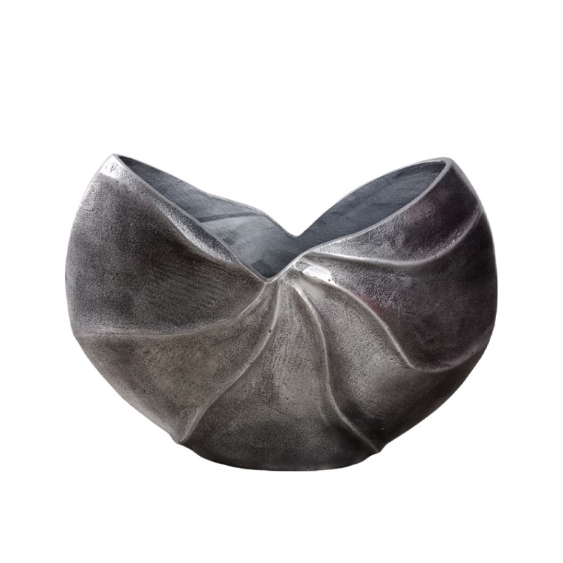 IWA 3 ΒΑΖΟ 38x13x28cm ΑΛΟΥΜΙΝΙΟ ΑΣΗΜΙ ΑΝΤΙΚΕ