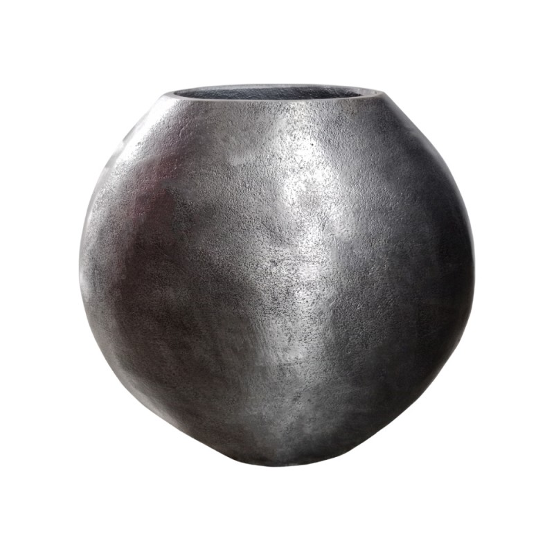 TEMICE ΒΑΖΟ 30x12x30cm ΑΛΟΥΜΙΝΙΟ ΑΣΗΜΙ ΑΝΤΙΚΕ