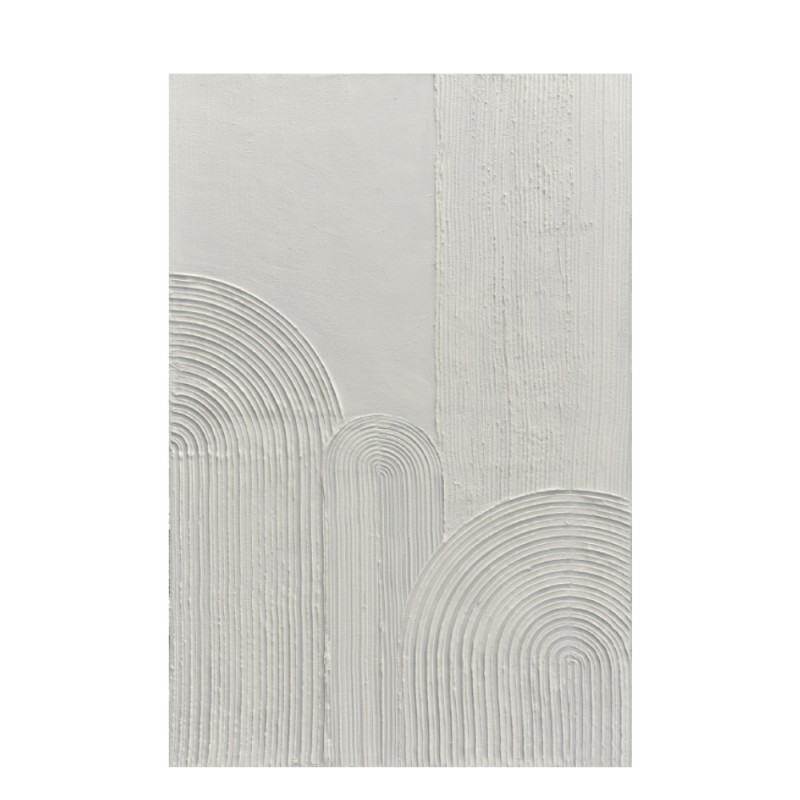 KIMOLOS 1 ΠΙΝΑΚΑΣ ΚΑΜΒΑΣ ΛΕΥΚΟ ΞΥΛΟ 80x120xH3,5cm