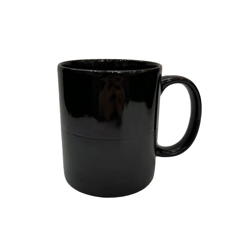 BOLD ΚΟΥΠΑ 8x8x10cm NEW BONE CHINA ΜΑΥΡΟ